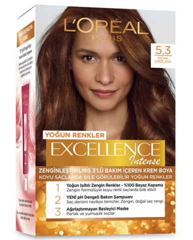 Excellence Intense Boya 5-3 Sıcak Çikolata