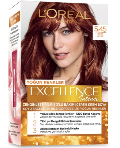 Excellence Intense Boya 5-45 Bakır Kahve