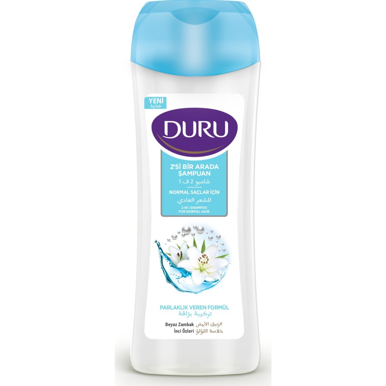 Duru 2'si 1 arada Normal Saçlar için  Şampuan 600 ml