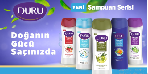 Duru 2'si 1 arada Normal Saçlar için  Şampuan 600 ml