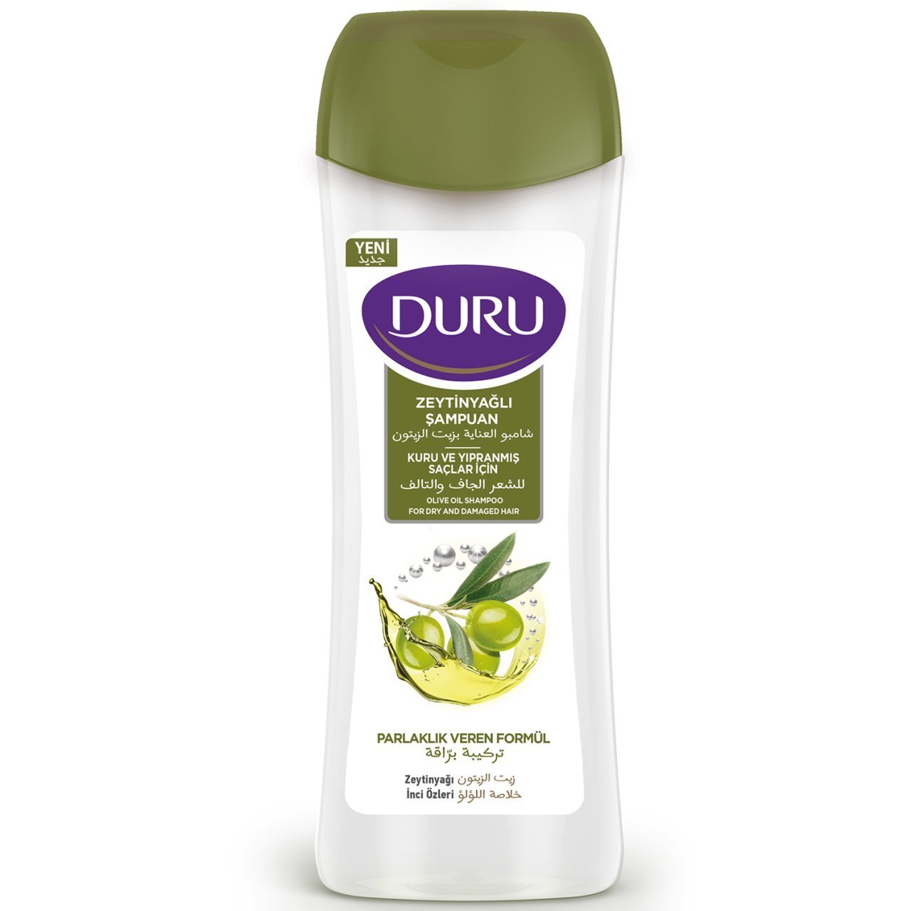 Duru Kuru ve Yıpranmış Saçlar için Zeytinyağlı Şampuan 600 ml