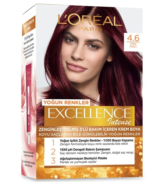 Excellence Intense Boya 4-6 Ateş Kızılı