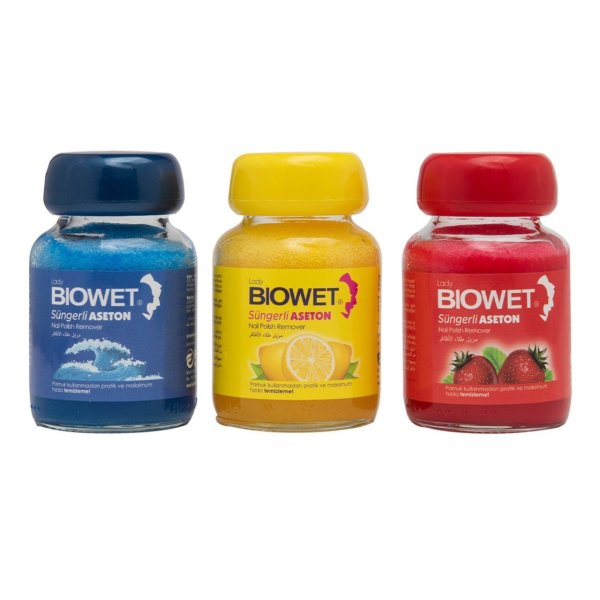 Biowet Süngerli Aseton Mavi