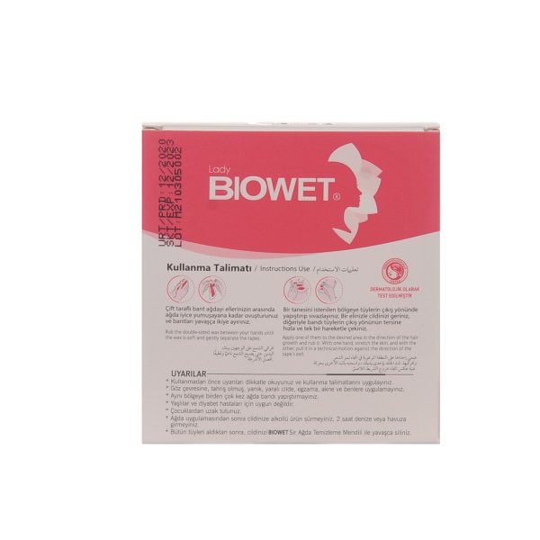 Biowet Sir Ağda Yüz Bandı Pudralı 24'lü