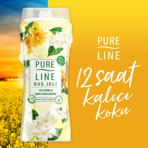 Pure Lıne Duş Jeli Yasemin & Sarı Kantaron 400ml