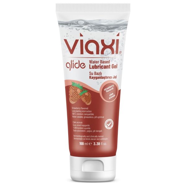 Viaxi Glide Su Bazlı Çilekli Kayganlaştırıcı Jel 100 ml