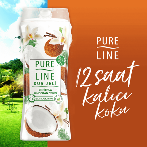 Pure Lıne Duş Jeli Vanilya &Hindistan Cevizi 400ml