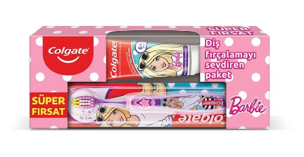 Colgate Barbie Diş Macun Fırça Seti
