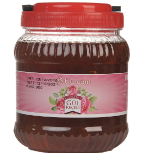 Gülcüm Yapraklı Gül Reçeli 1900 gr