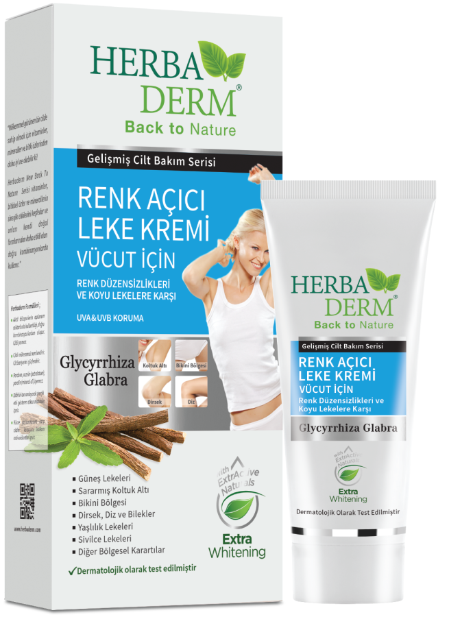 Herba Derm Renk Açıcı Leke Kremi Vücut İçin 60 ML