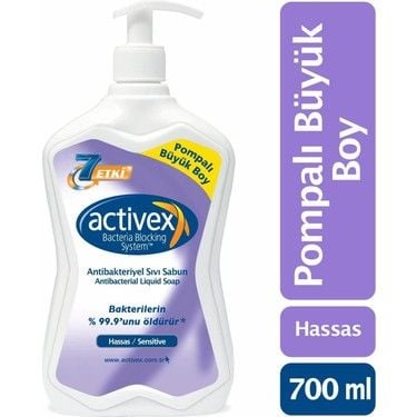 Activex Hassas Antibakteriyel Sıvı Sabun 700 ml