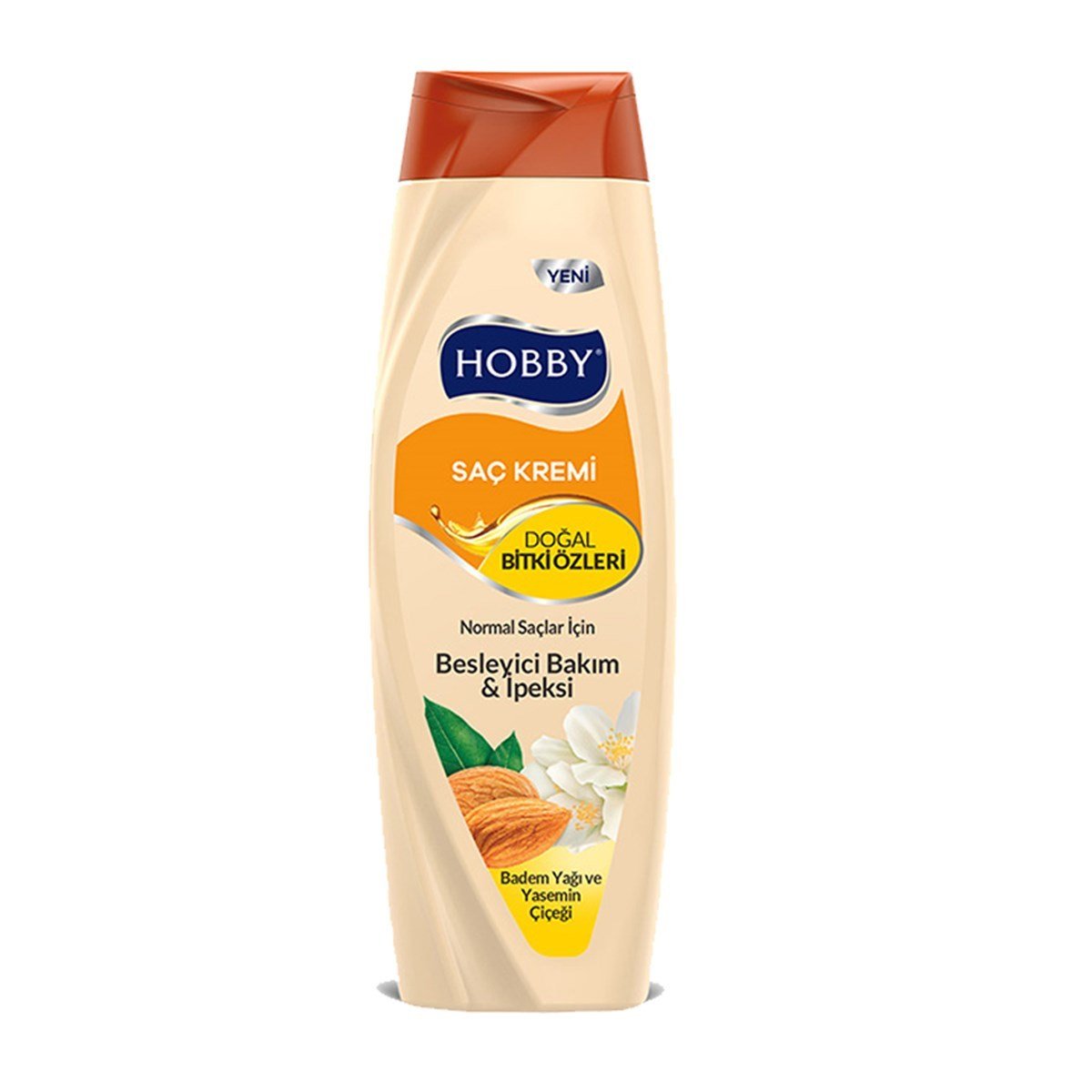 Hobby Normal Saçlar için Badem Yağı ve Yasemin Çiçeği  Özlü Saç Kremi 600 ml