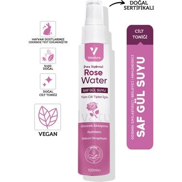 VELVATURA GÜLSUYU 100 ML