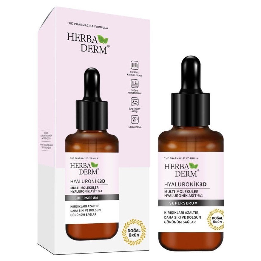 Herba Derm Hyaluronik 3D Cilt Serumu 30 ML