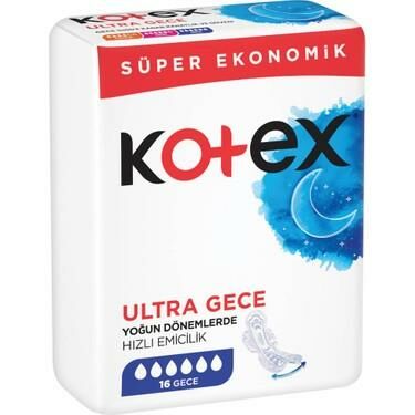 Kotex Ultra Gece 16 Ped