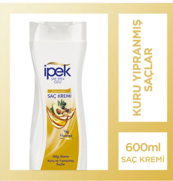İpek Yağ Hazinesi Kuru ve yıpranmış Saçlar için Saç Kremi 600 ml