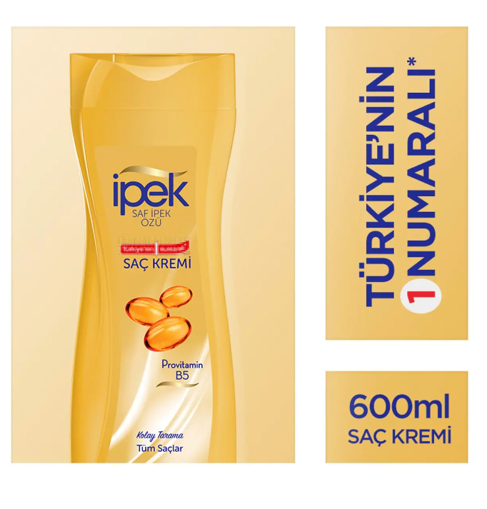 İpek Provitamin B5 Saçlar için Saç Kremi 600 ml