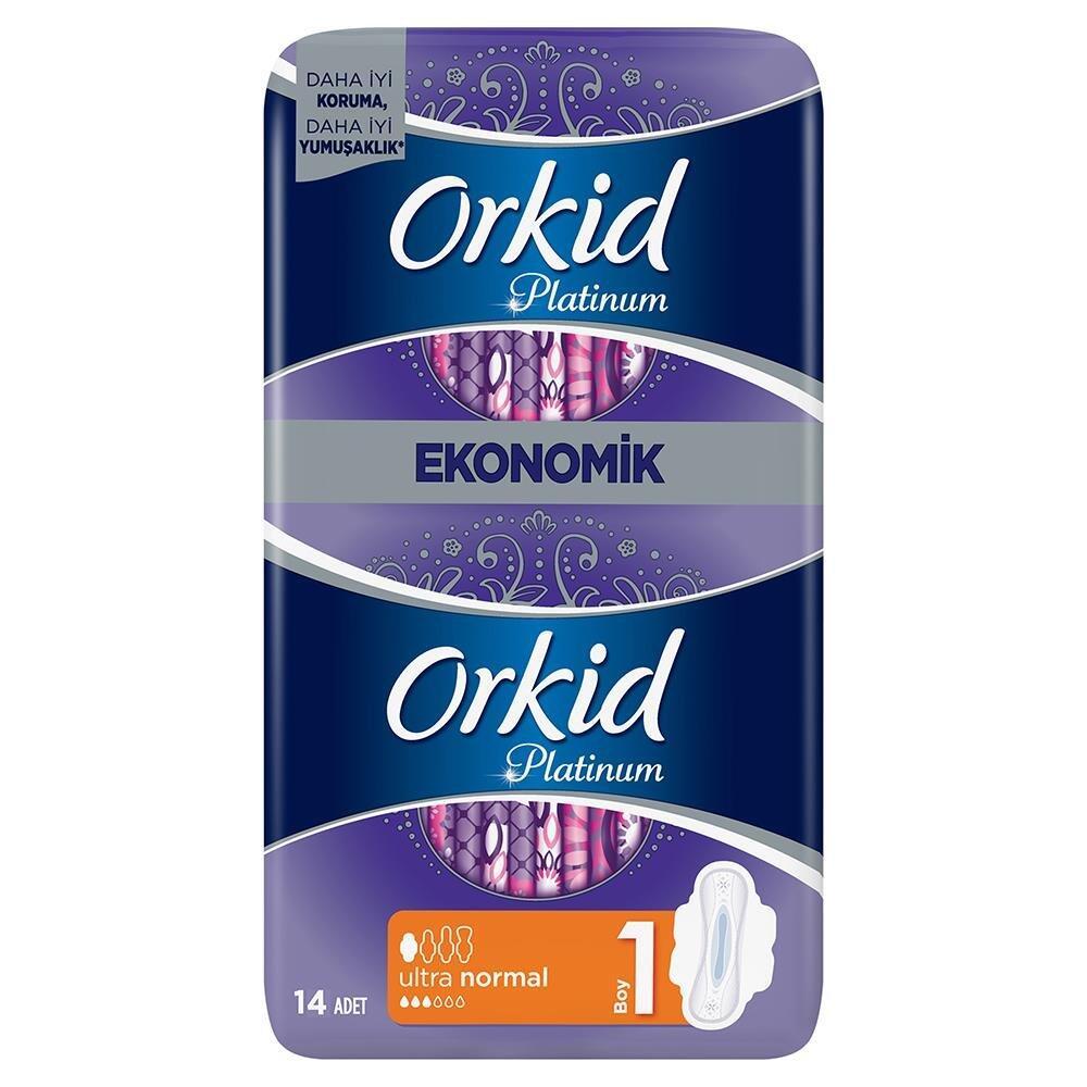 Orkid Platinum Ekonomik Hijyenik Normal Ped 14 Adet