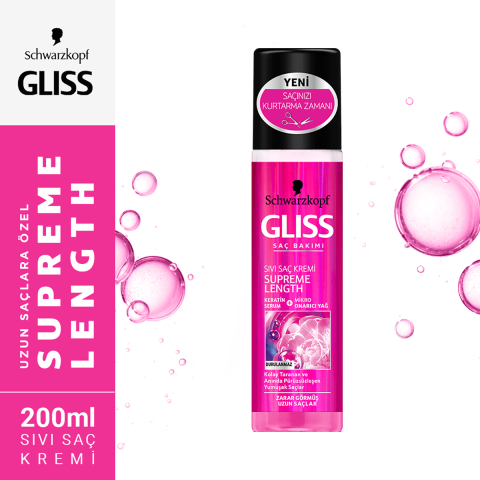 Gliss Supreme Length Sıvı Saç Spreyi 200 ml