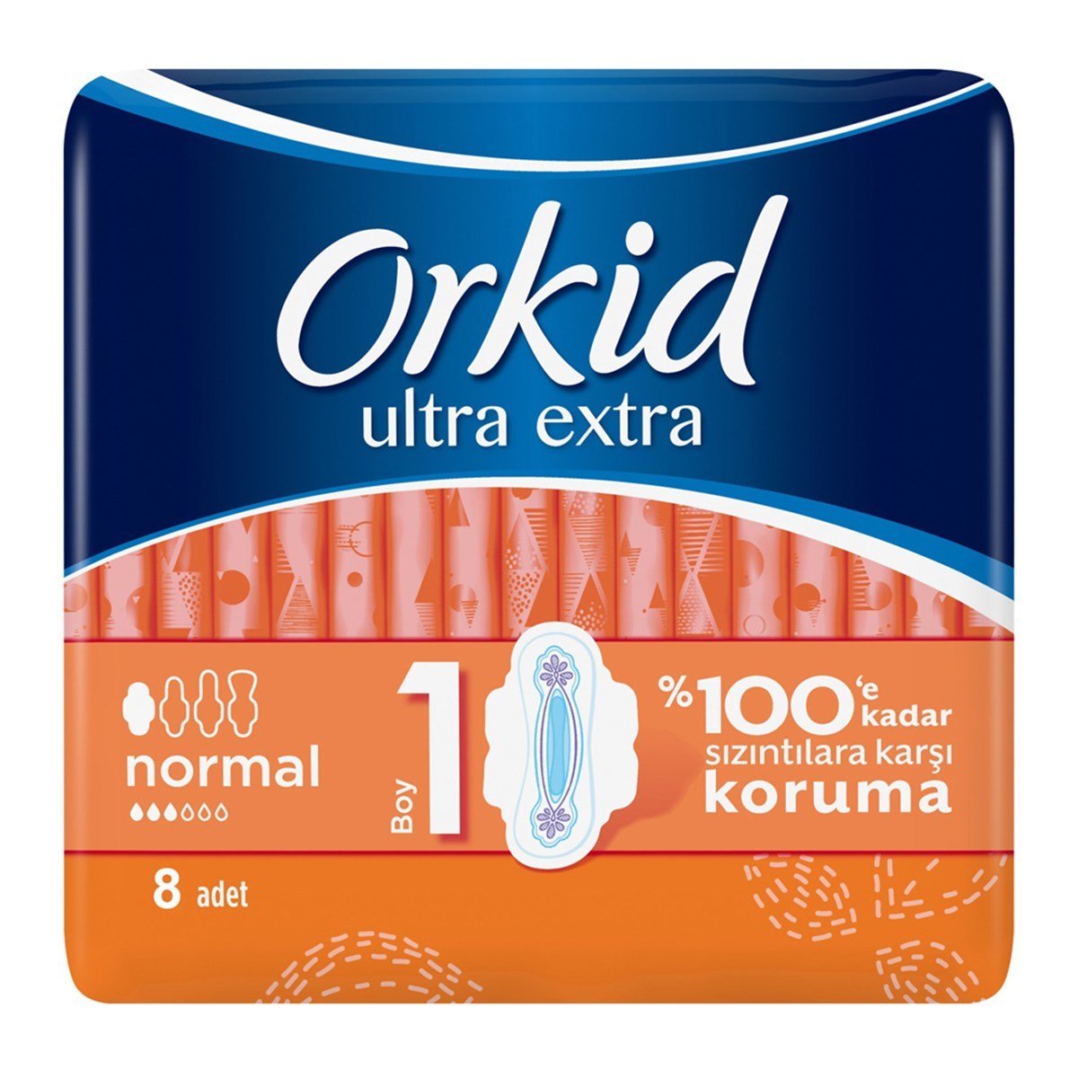 Orkid Ultra  Hijyenik Normal Ped 8'li