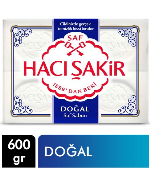 Haci Şakir Doğal Saf Sabun 600 gr