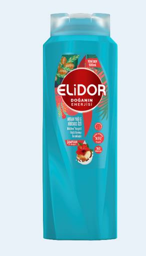 ELİDOR ARGAN YAĞI HİBİSKUS ÖZÜ ŞAMPUAN 500 ML