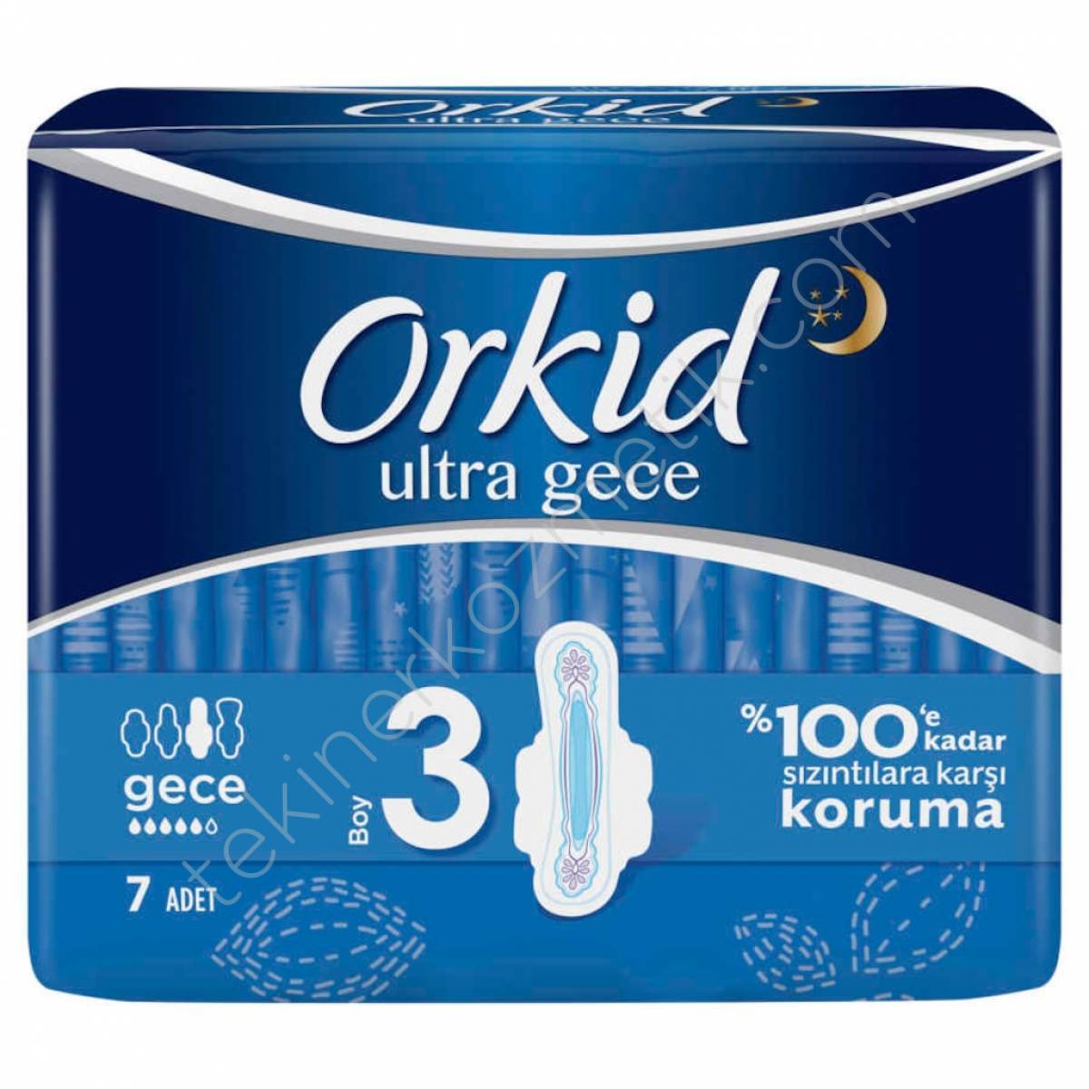 Orkid Ultra Gece Hijyenik 7'li Ped