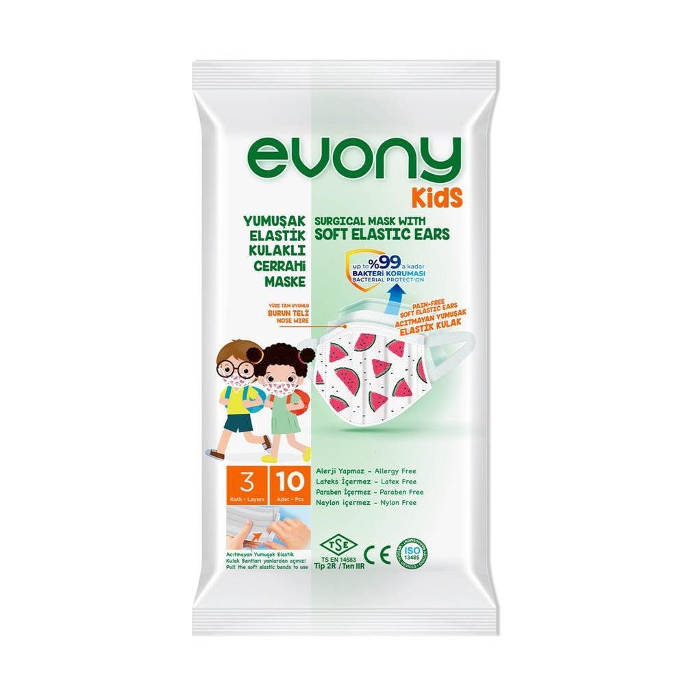Evony Çoçuk Maskesi 10'lu