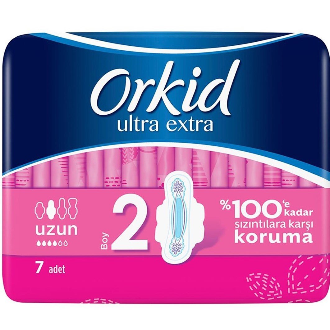 Orkid Ultra Extra Hijyenik Uzun 8'li Ped