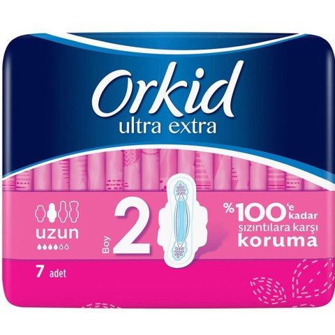 Orkid Ultra Extra Hijyenik Uzun 8'li Ped