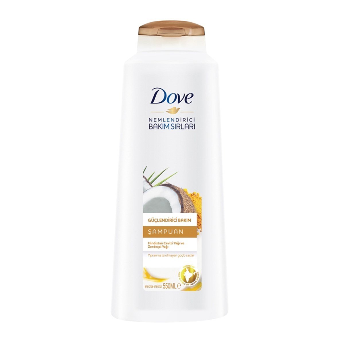 Dove Hindistan Cevizli  Güçlendirici Şampuan 550 ml