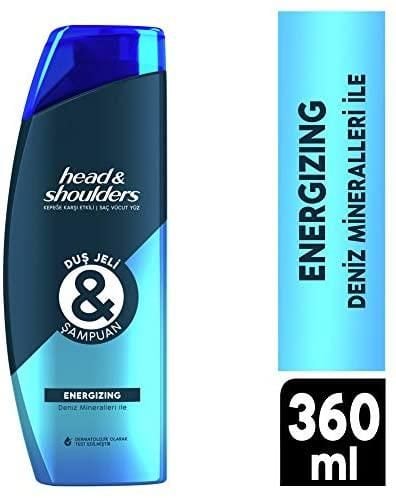 Head&Shoulders Energizing Şampuan ve Duş Jeli 360 ml