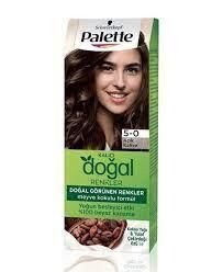 Palette Doğal Renkler Saç Boyası 5-0 Açık Kahve