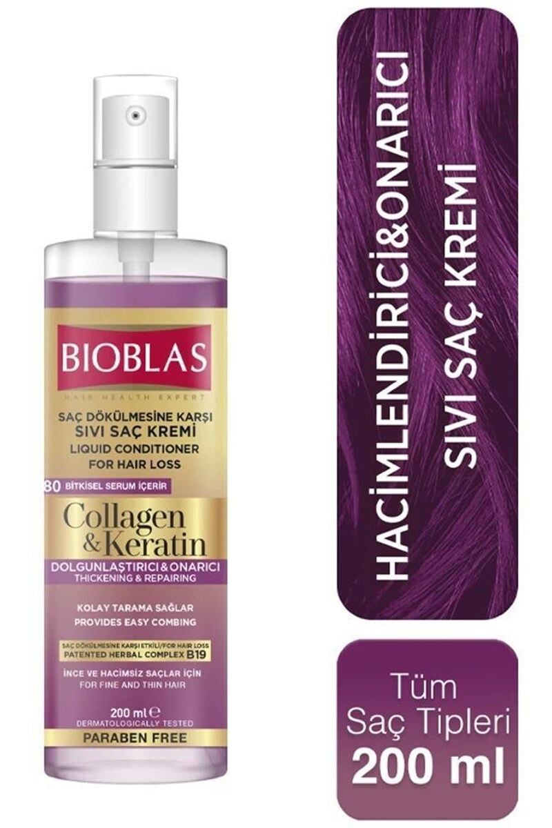 Bioblas Collagen Keratin Sıvı Saç Kremi 200 ml