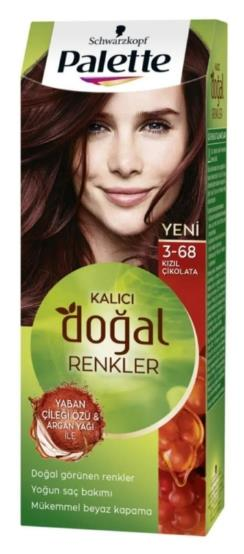 PALETTE DOĞAL RENKLER SAÇ BOYASI 3-68 KIZIL ÇİKOLATA