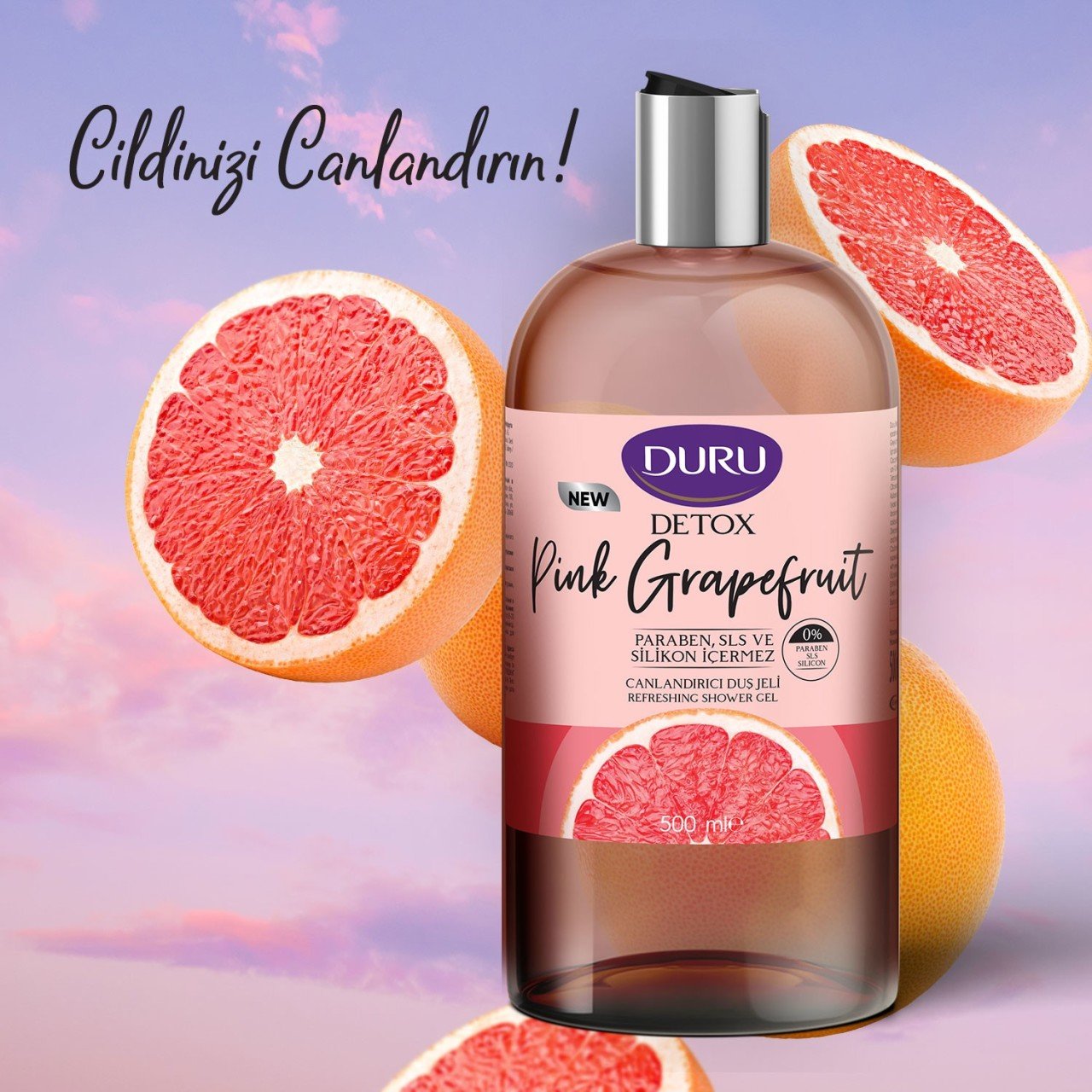 Duru Detox  Pink Grapefruit Duş Jeli  500ml