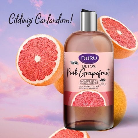 Duru Detox  Pink Grapefruit Duş Jeli  500ml