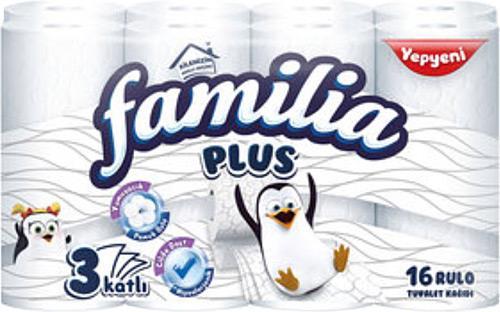 Familla Plus 3 Katlı Tuvalet Peçetesi 16'lı