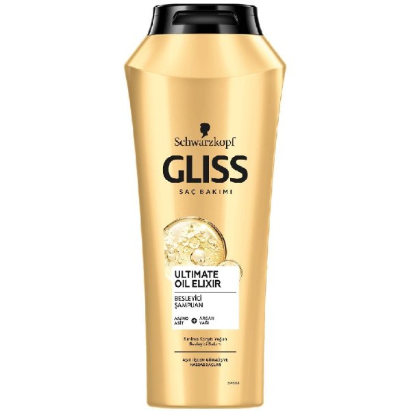 Gliss Ultımate Oıl Elixir Çok İşlem Görmüş ve Yıpranmış Saçlar için Şampuan 500 ml