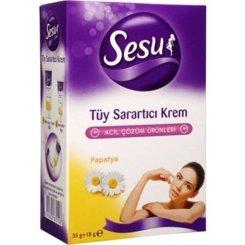 Sesu Tüy Sarartıcı  Krem  35 g + 18 g
