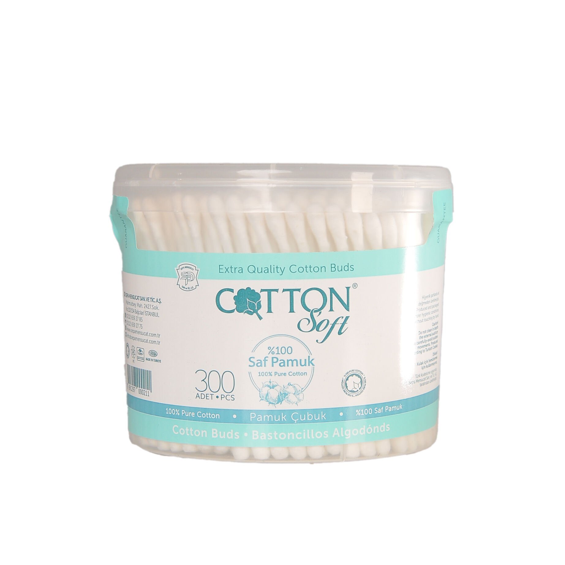 Cotton Soft Kulak Çubuğu 300 Adet