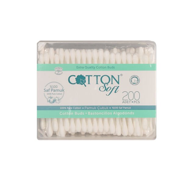 Cotton Soft Kulak Çubuğu 200 Adet