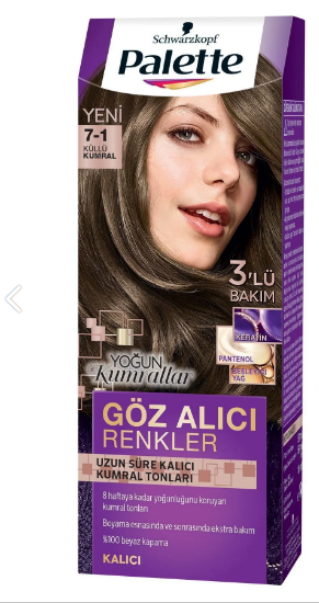 Palette Göz Alıcı Renkler 7-1 Küllü Kumral