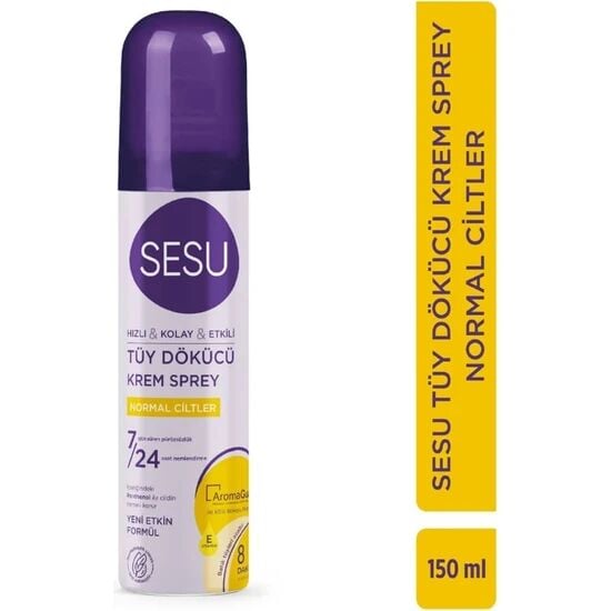 Sesu Normal Tüyler Tüy Dökücü Sprey 150 ml