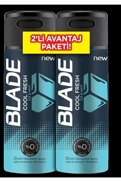 BLADE COOL FRESH DEODORANT 2 Lİ