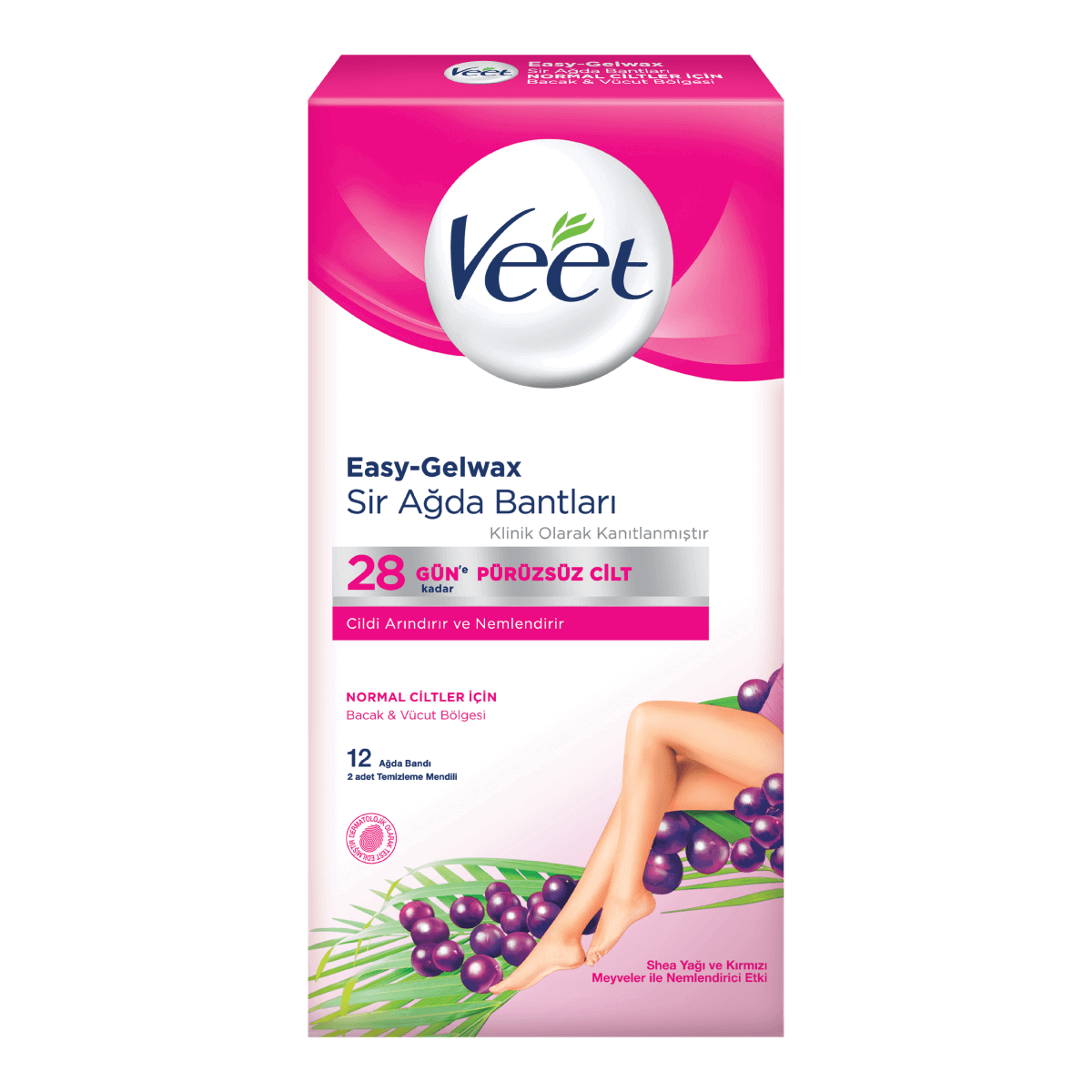Veet Normal Ciltler Sir Ağda Bantları 12 Adet