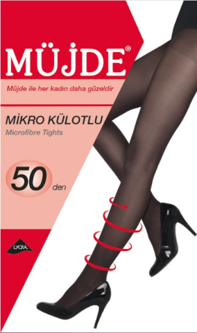 Müjde Siyah Külotlu Çorap 03