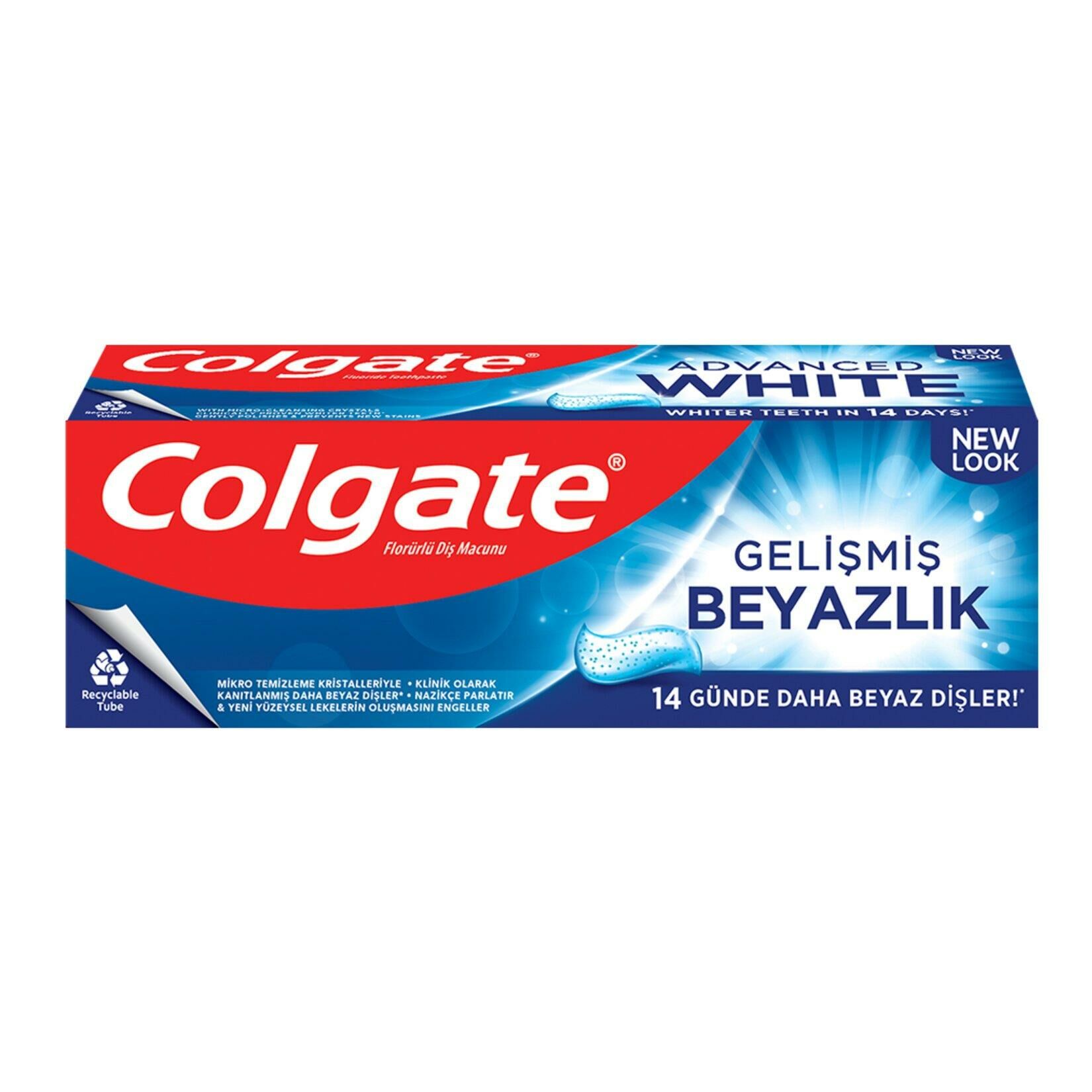 COLGATE GELİŞMİŞ BEYAZLIK DİŞ MACUNU
