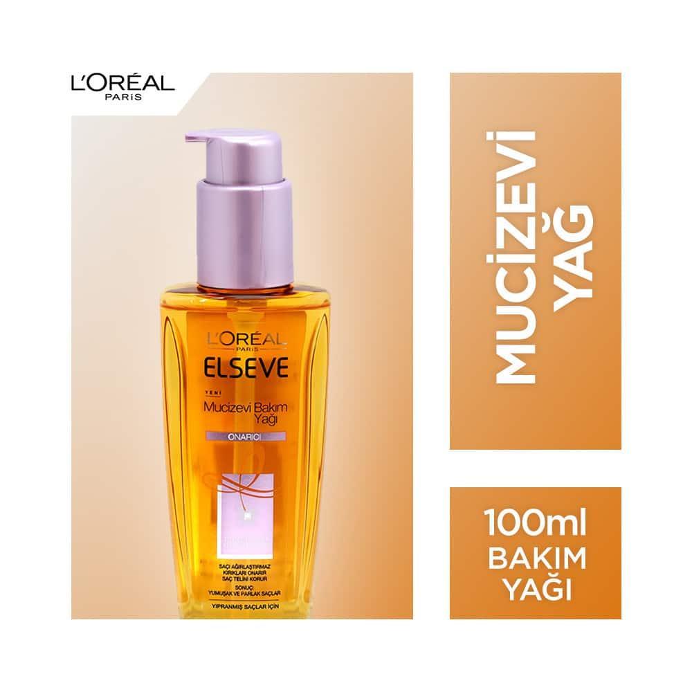Elseve Onarıcı Saç Bakım Yağı 100 ML
