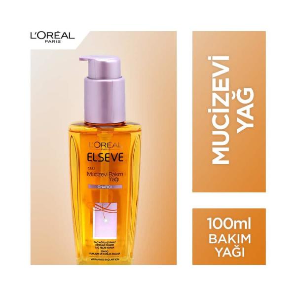Elseve Onarıcı Saç Bakım Yağı 100 ML